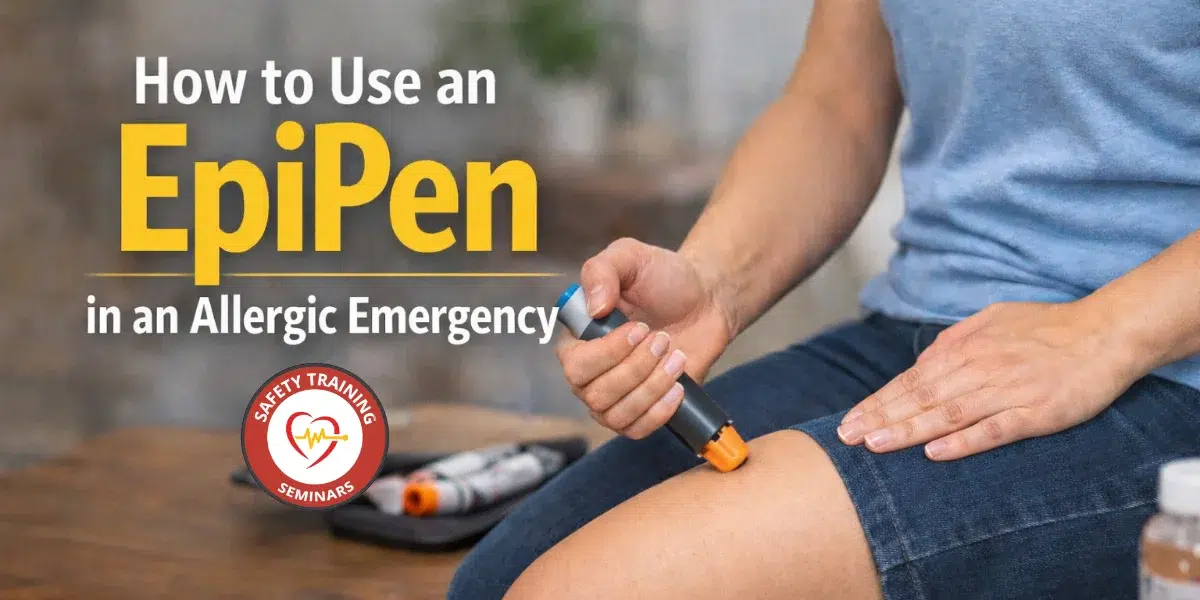 EpiPen in an allergic emergency