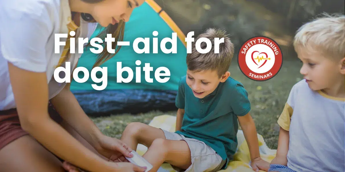First-aid for dog bite