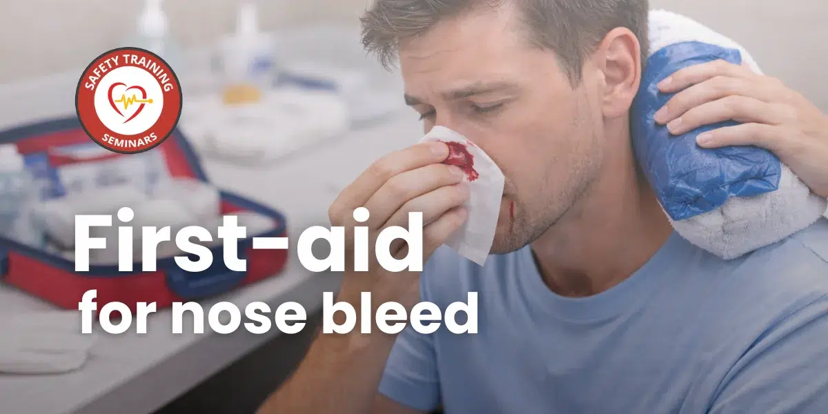 First-aid for nose bleed