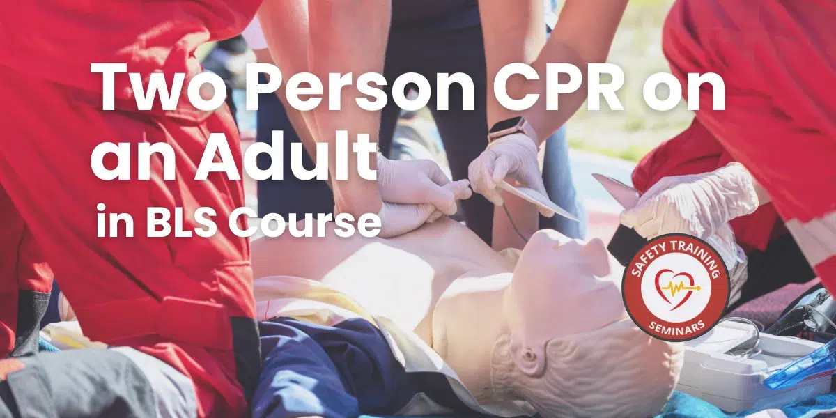 Two Person CPR on an Adult