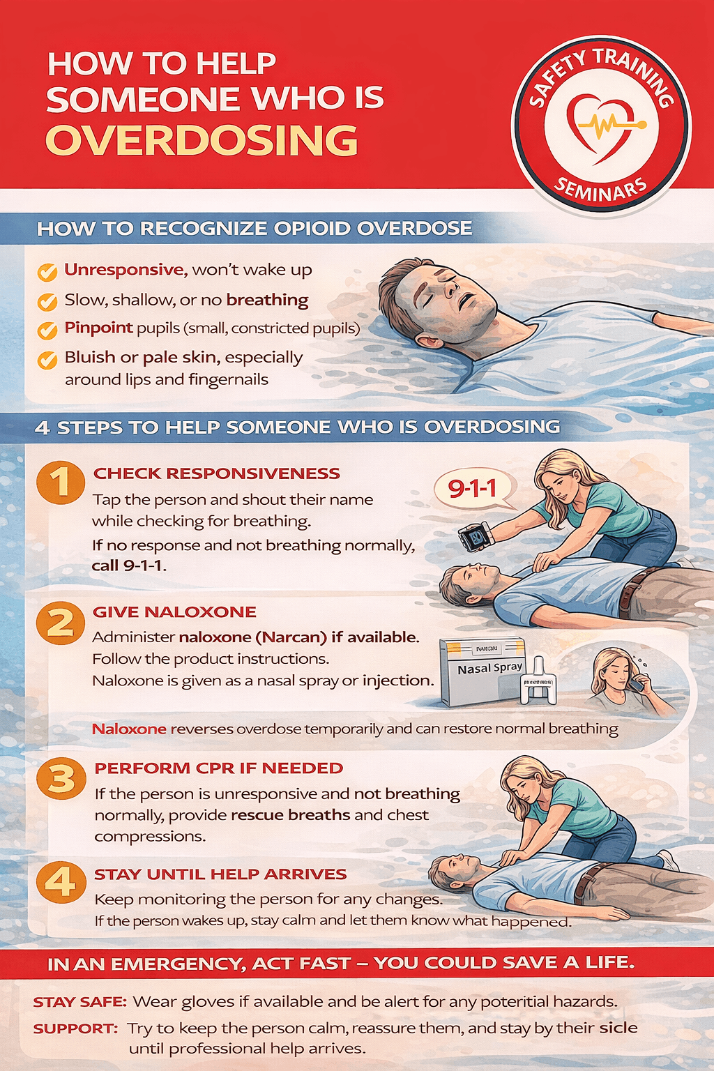 How to help someone that is overdosing