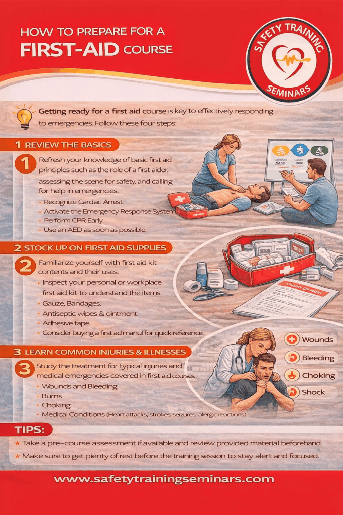 How to Prepare for a First-Aid Course - Sacramento CPR BLS ...