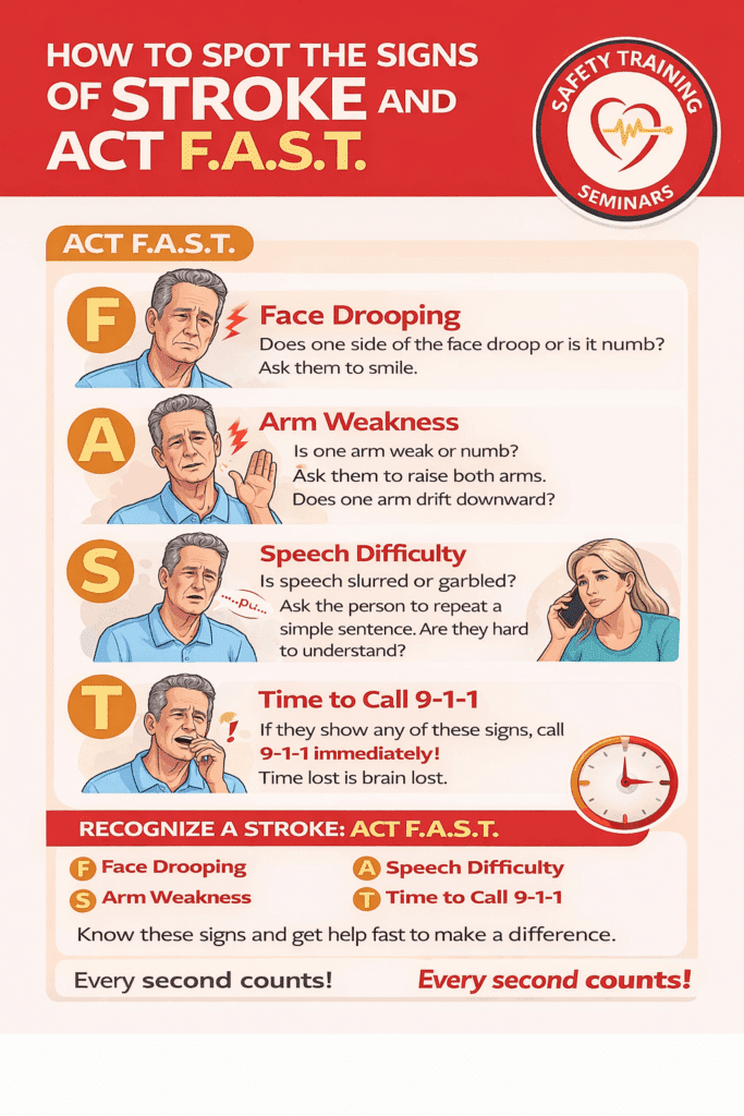 How to Spot the Signs of Stroke and Act Fast - Sacramento CPR BLS ...